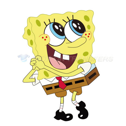 SpongeBob SquarePants Iron-on Stickers (Heat Transfers)NO.855